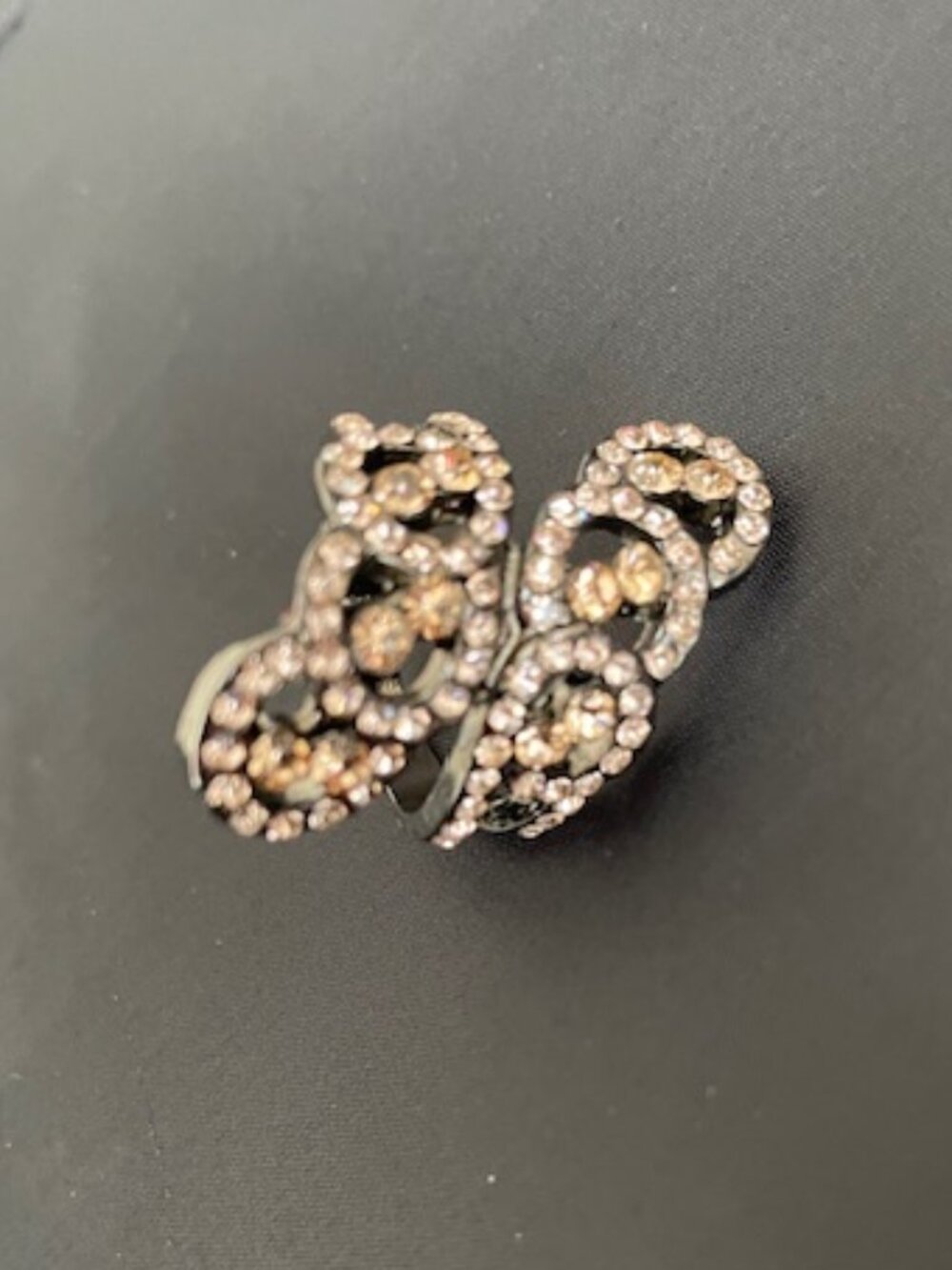 Exquisite Fashion Rose Blush Rhinestone Ring - Picture 4 of 13